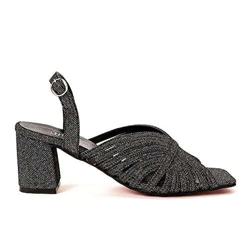 MR. JOE Sandal, Black - Size 39