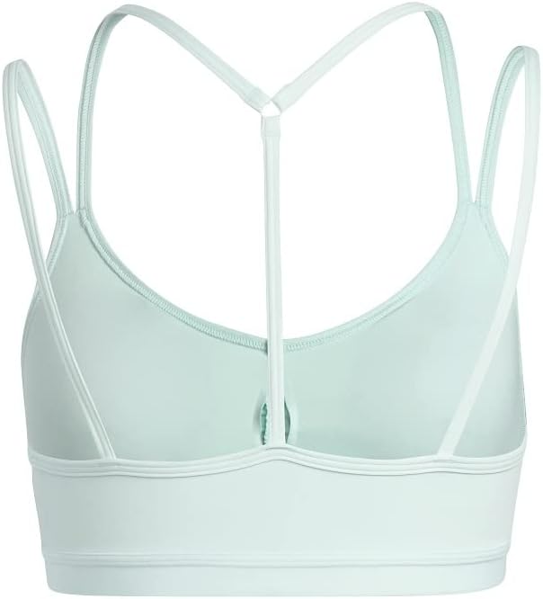 Adidas YO ESS LS BRA HE0125 - Women's Light Support Training Sports Bra (Ice Mint)