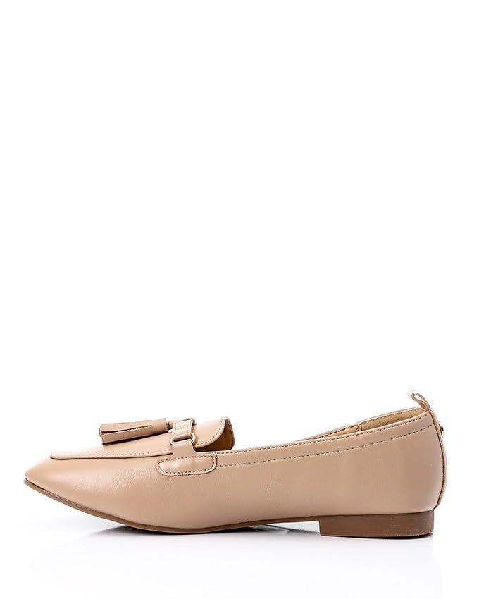 Dejavu STILETTO MULE SHOES-Nude-