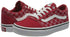 Vans Ward Laced Up Sneakers for Kids, Red and White, 36 EU