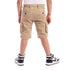 Andora Boys' Casual Khaki Gabardine Shorts with Side Pockets