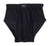 Cool Plain Elastic Waist Cotton Briefs with Front Logo for Men