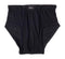 Cool Plain Elastic Waist Cotton Briefs with Front Logo for Men