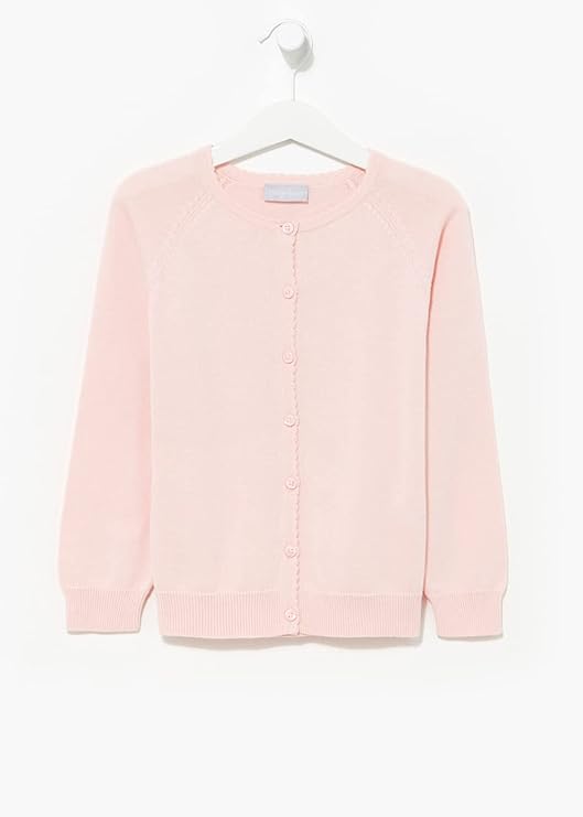 Matalan Girls' Basic Sweater Cardigan