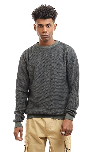 Ravin Men's Long Sleeve Knitted Slip-On Pullover Sweater