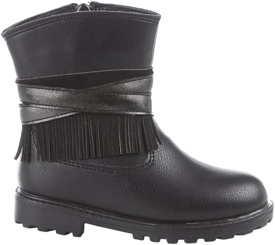 Hawsa Kids Girls' Half Boot - Black