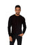 Splash Men's Striped Round-Neck Long-Sleeve T-Shirt