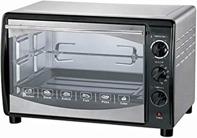 SHARP Electric Oven 42 Litre, 1800 Watt in Black With Grill and Fan EO-42K-2