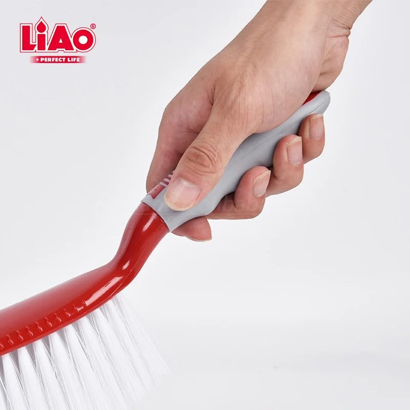 LiAo D130025 Soft Household Plastic Bed & Sofa Cleaning Brush with Long Handle