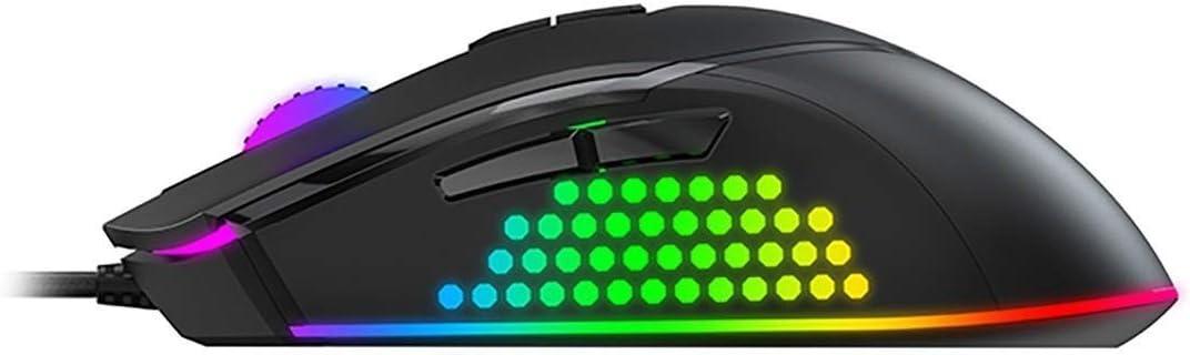 HAVIT GAMENOTE MS814 RGB Backlit Programmable Gaming Mouse - 7 Buttons, 7000 Dpi