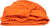 Home of Linen - Fitted Sheet, Size 180 x 200 cm, Orange