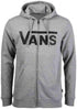 Vans Men's Classic Zip Hoodie II, Grey (Cement Heather/Black Ady)