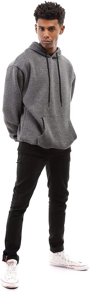 Ravin 96021 Heather Grey Hoodie with Kangaroo Pocket