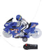 998-15A High-Speed Motorcycle Racing with Radio Control for Children - Blue and Black