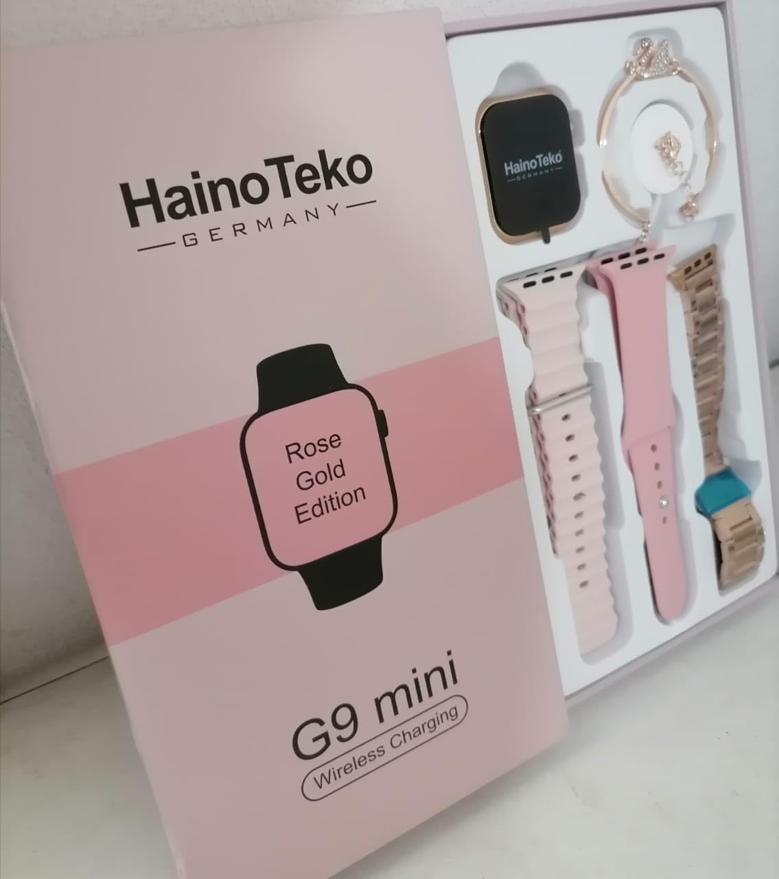 ساعة Haino Teko G9 Mini الذكية - ذهب وردي