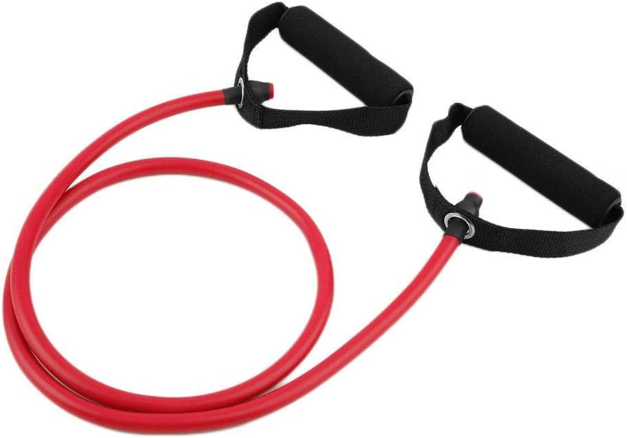 Fitness Exercise Resistance Bands Stretch Elastic Rope Workout Yoga Rally - Red