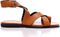 Dejavu Women's Toe-Loop Slingback Strapped Flat Sandals