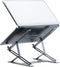 Boneruy Double-Layer Foldable Laptop Stand, Compatible with Laptops up to 17.3 inches - Silver