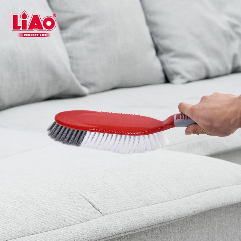 LiAo D130025 Soft Household Plastic Bed & Sofa Cleaning Brush with Long Handle