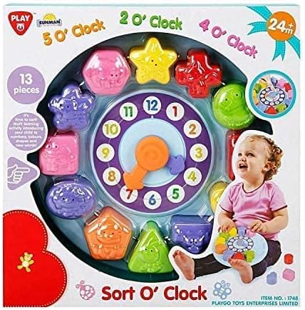 لعبة Playgo 1748 Sort O' Clock