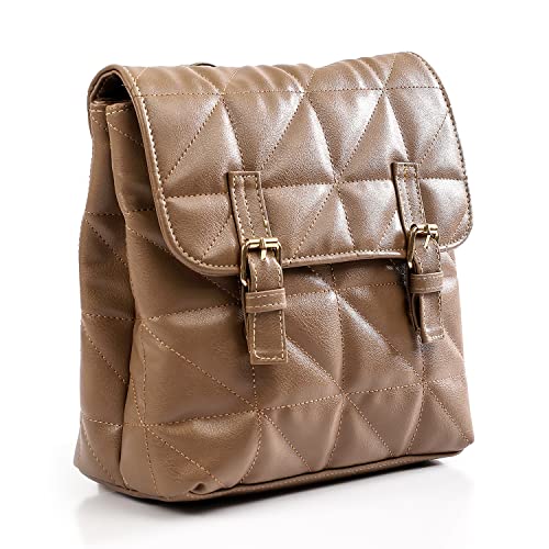 Silvio Torre Women's Plain Leather College Backpack