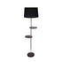 El Rawda RL-FL-M-001 Metal Floor Lamp with 2 Shelves – Modern and Elegant Design for Living Room or Bedroom - Black