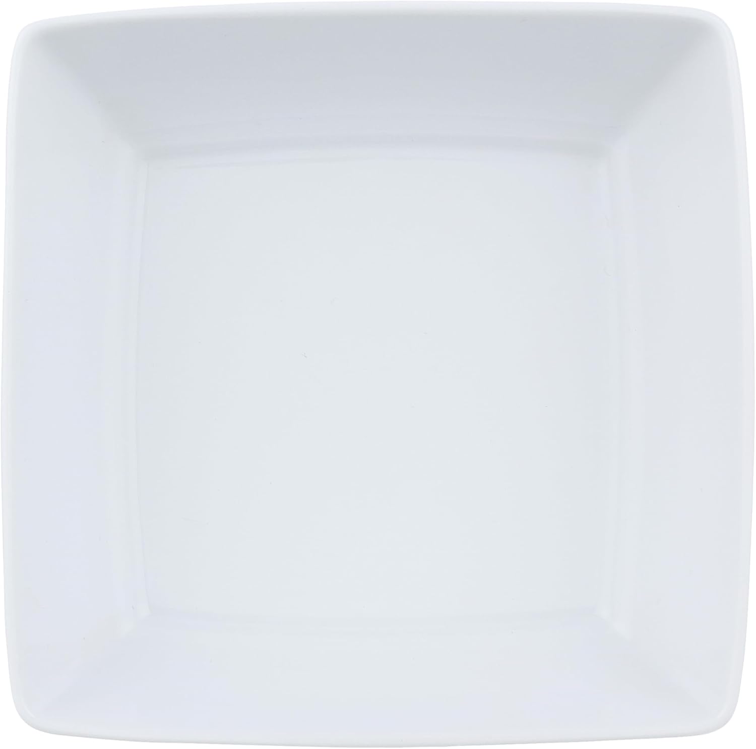 Royal Porcelain Square Sauce Bowl - 12x4 cm, Aura White