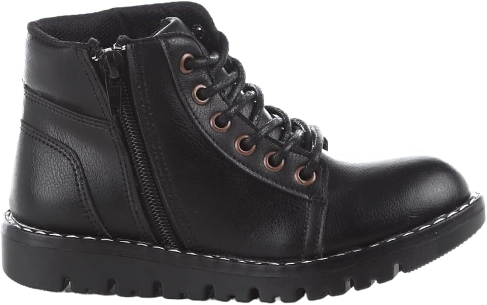 Hawsa Kids Boys' Half Boot - Black (HK2117)