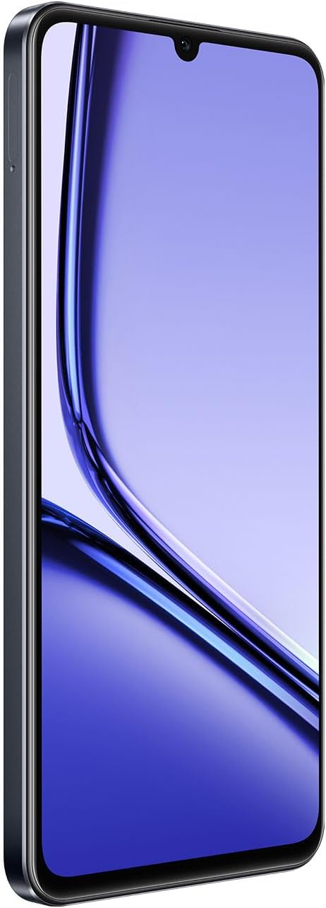 ريلمي Note 50 بشريحتي اتصال، 64 جيجابايت ROM + 3 جيجابايت RAM (GSM فقط | بدون CDMA) مفتوح المصنع 4G/LTE (أسود منتصف الليل) - النسخة الدولية