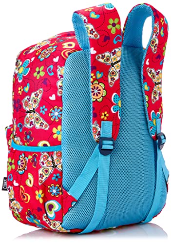 Cubs Polyester Patterned Zip-Around Front-Pocket Unisex School Backpack with Adjustable Shoulder Strap - Multi Color