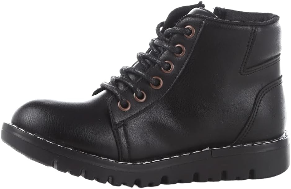 Hawsa Kids Boys' Half Boot - Black (HK2117)