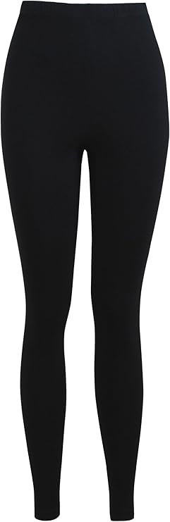 Charmaine Women's Plain Cotton High-Waist Leggings - Pack of 1