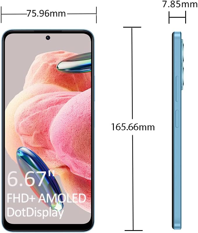 Xiaomi Redmi Note 12 (Ice Blue, 8GB RAM, 128GB Storage)