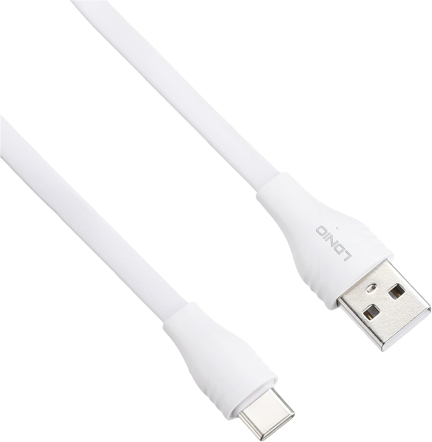 LDNIO LS553 Lightning 2.1A Fast Charging Data Cable 3M Length - White