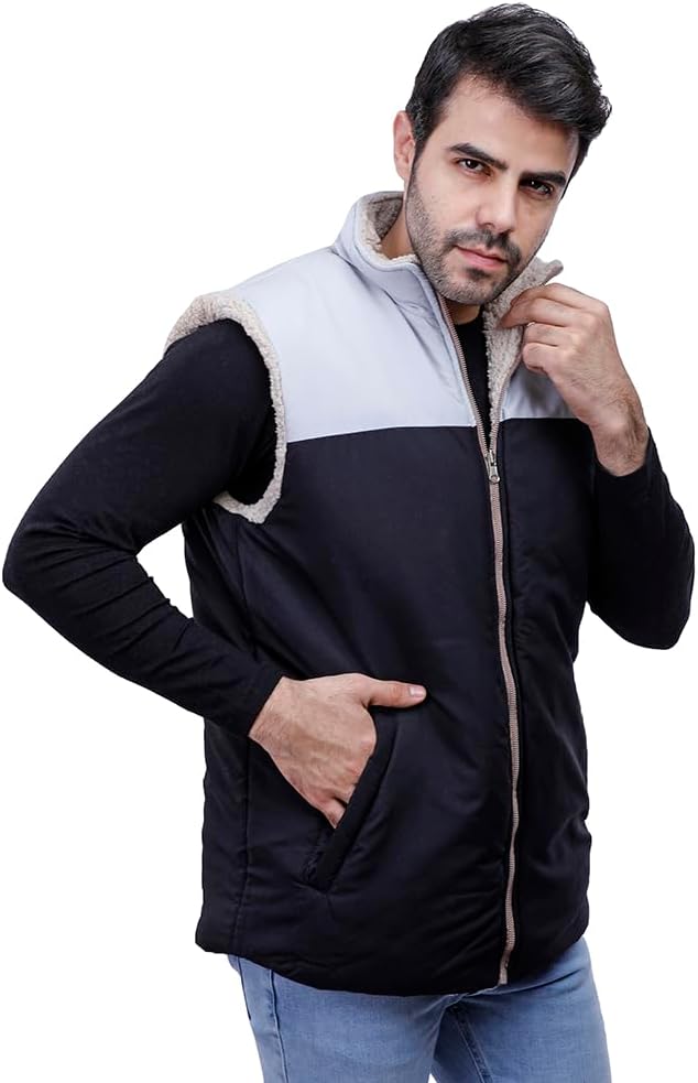 COUP Men's Regular Fit Waterproof Pump Vest Jacket