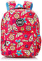 Cubs Polyester Patterned Zip-Around Front-Pocket Unisex School Backpack with Adjustable Shoulder Strap - Multi Color