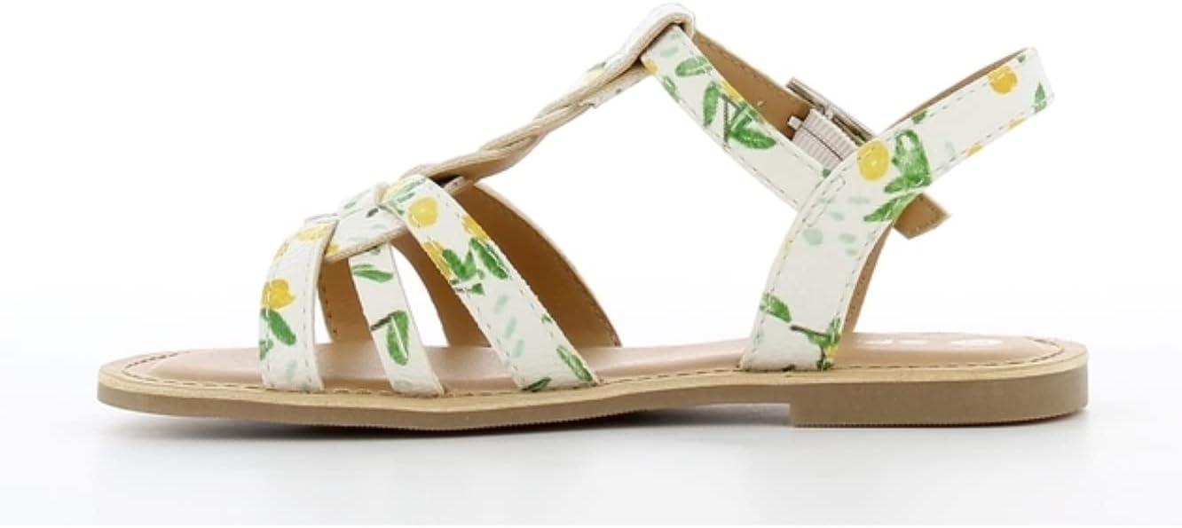 SPROX Girls' Sandal with Printed Flowers