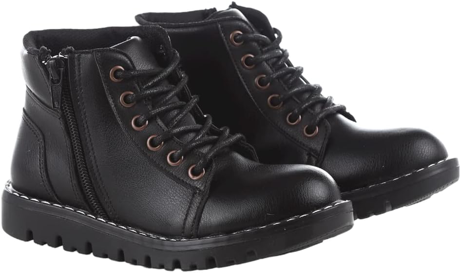 Hawsa Kids Boys' Half Boot - Black (HK2117)