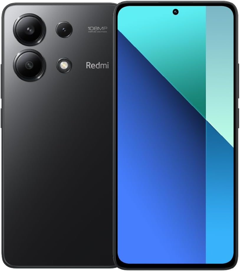 Redmi Note 13 - Ultra-clear 108MP Triple Camera | 120Hz FHD+ AMOLED Display | Immersive Viewing with Ultra-thin Bezels | Secure In-screen Fingerprint Sensor