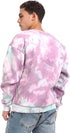 Ravin Men's Ribbed Neck & Cuffs Tie-Dye Printed Hoodie