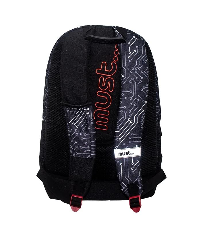 MUST Energy Backpack 33x16x45cm with 3 Compartments - Hacked Edition