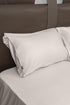 nit Solid Flat Sheet Set - White Bed Linen, 100% Egyptian Cotton