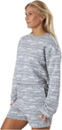 Reebok womens MYT Printed Coverup Sweatshirt