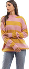 Ravin Women's 96331 Slip-On Bi-Tone Cashmere & Mustard Chunky Pullover Sweater