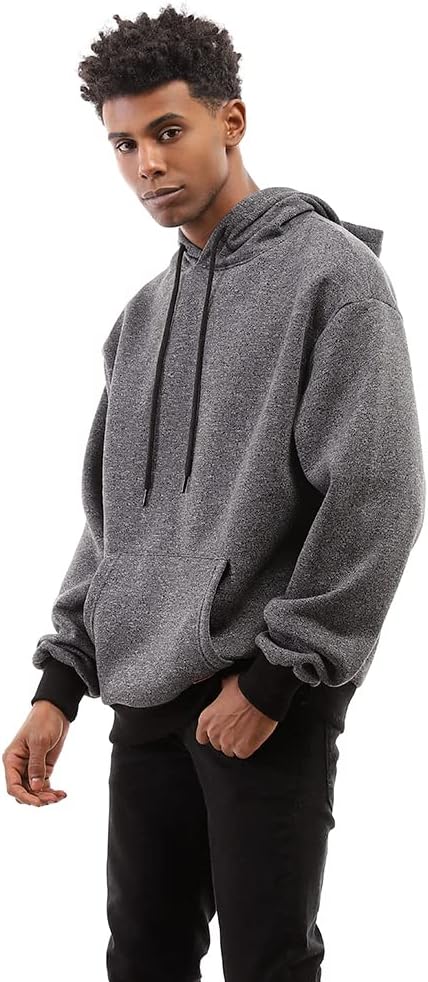 Ravin 96021 Heather Grey Hoodie with Kangaroo Pocket