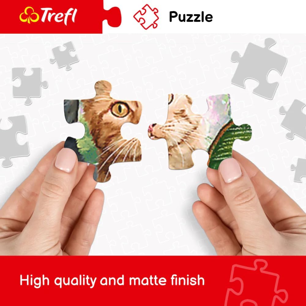 Trefl 37294 Mona Lisa with Cat Puzzle Set (500 Pieces)