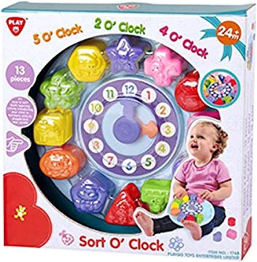 لعبة Playgo 1748 Sort O' Clock