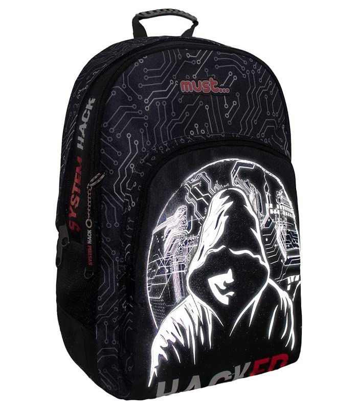 MUST Energy Backpack 33x16x45cm with 3 Compartments - Hacked Edition