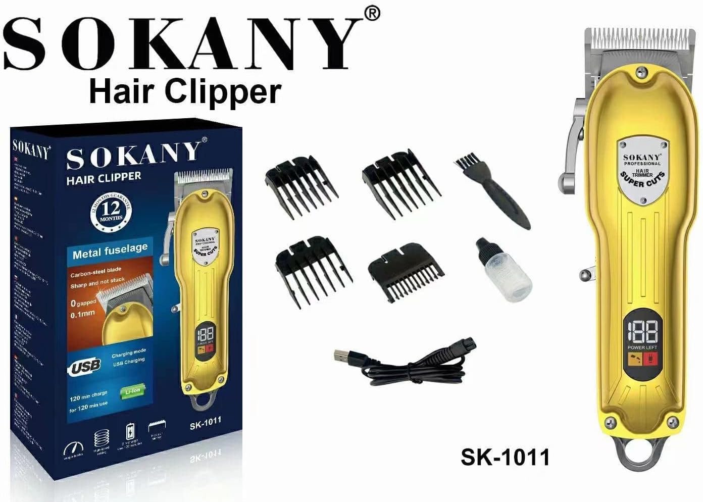 Sokany SK-1011 Electric Hair Clipper