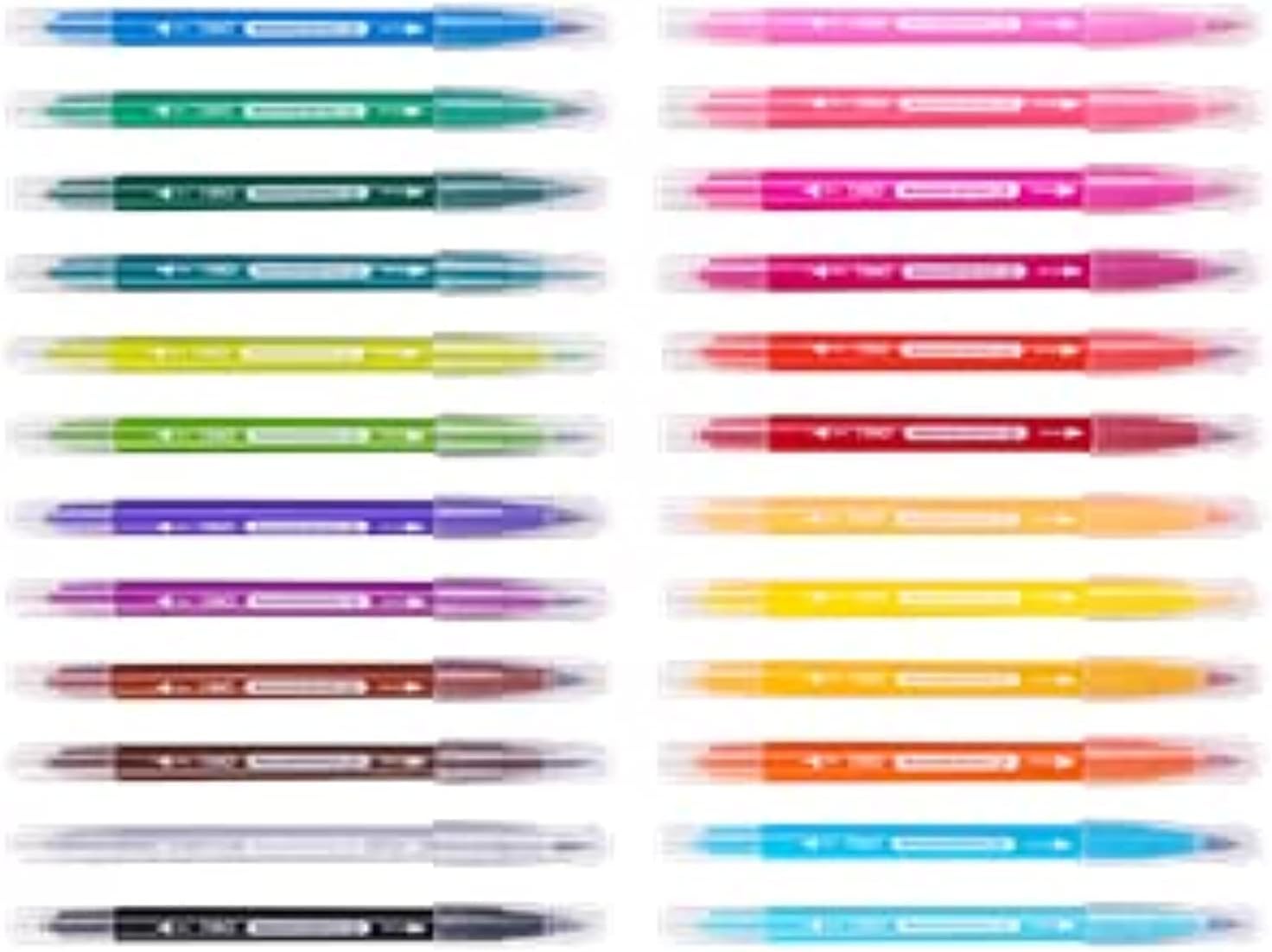 Deli - Double Tip Colored Pencils (Pack of 12) for School and Office, Suitable for Children and Teenagers